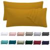 Nesture Pillowcases 40 x 70 cm, 2-Pack, Yellow, 100% Microfiber view 1
