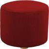 SDNAM Round Ottoman Slipcover for 40/45/50 cm Stools, #24, W33 x H33 cm view 1