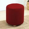 SDNAM Round Ottoman Slipcover for 40/45/50 cm Stools, #24, W33 x H33 cm view 2
