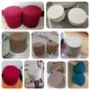 SDNAM Round Ottoman Slipcover for 40/45/50 cm Stools, #24, W33 x H33 cm view 3