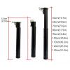 Adjustable Steel Telescoping Furniture Leg, 90 cm, Black view 2