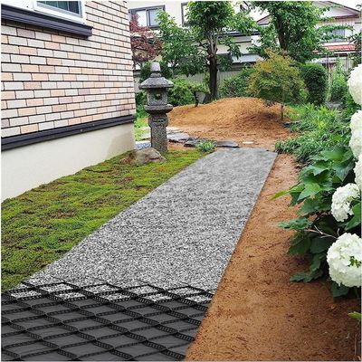 Foldable Ground Protection Grid for Landscaping, Gravel and Pavers, 816 kg Load Capacity, 5.1 cm High, 4 x 10 m