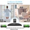 Lancoon Digital Alarm Clock for Nightstand, Large Display view 3