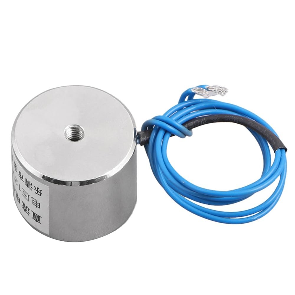 Qerwsdty -P25/20 DC12V 5 kg Electric Lifting Magnet Solenoid 10.8 mm