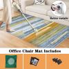 Desk Chair Mat, Floor Protector for Hard Floors and Carpets, 130 x 150 cm view 3