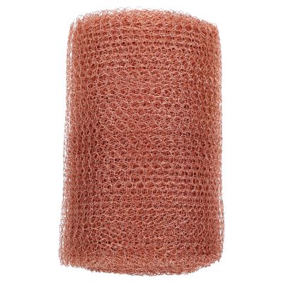 Copper Mesh, 4 in. Wide, 3 m Roll, Flexible and Rust-Resistant