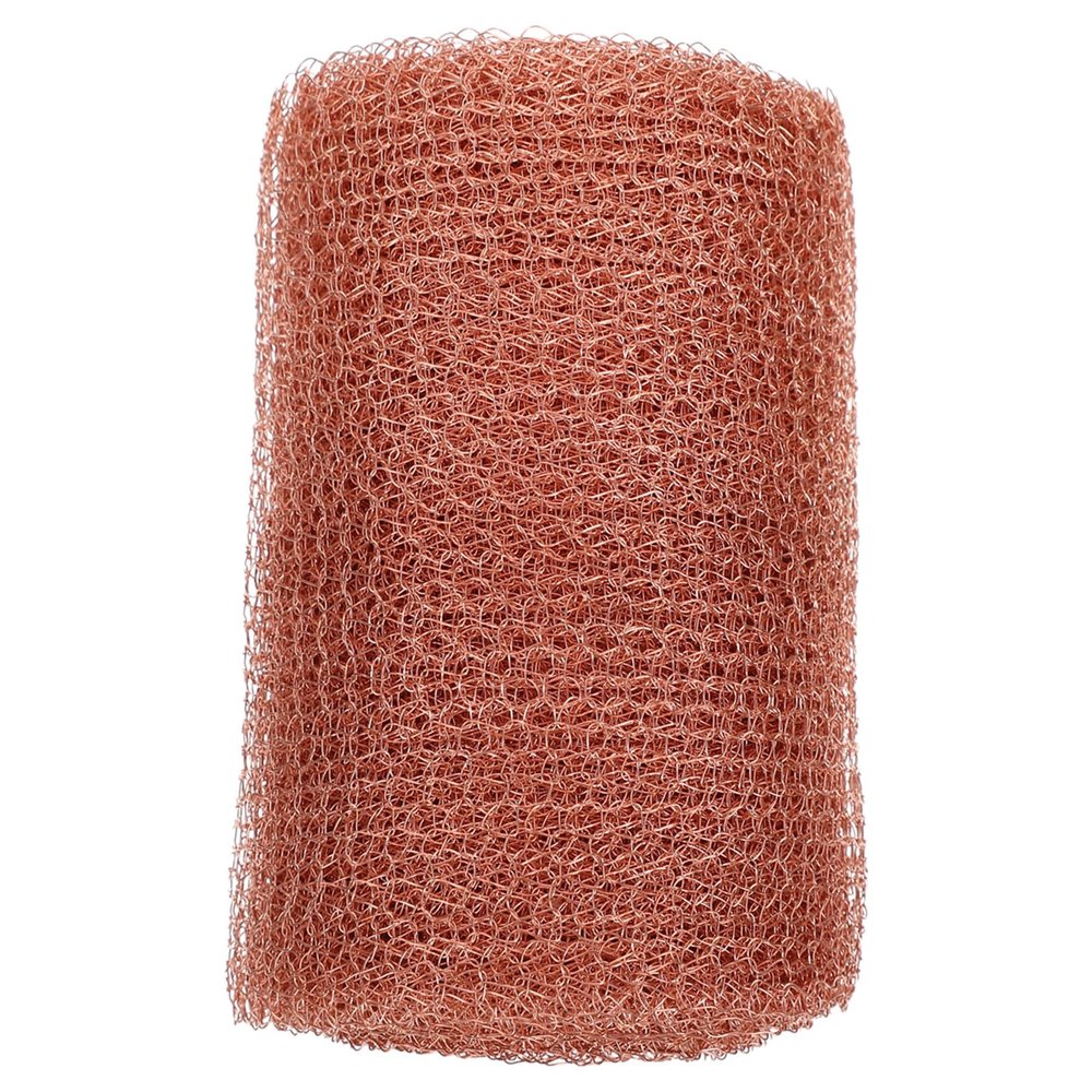 Copper Mesh, 4 in. Wide, 3 m Roll, Flexible and Rust-Resistant