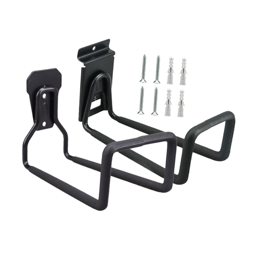 Gadpiparty 2-Pack Wall-Mounted Hooks, Cable Organizer and Storage Hooks for Garage Tools, Brooms and Ladders, Iron