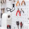 Gadpiparty 2-Pack Wall-Mounted Hooks, Cable Organizer and Storage Hooks for Garage Tools, Brooms and Ladders, Iron view 2