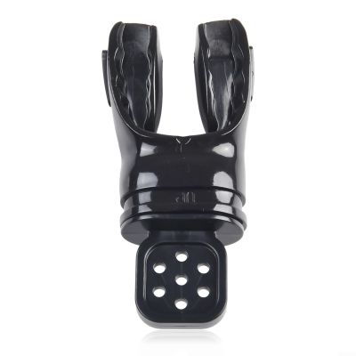 Soft Silicone Snorkel Mouthpiece Without Snorkel, Black