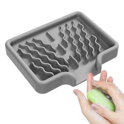 Silicone Soap Dish – Keeps Soap Dry and Extends Its Life
