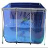 Freestanding Fish Pond with Transparent Viewing Window, 150 x 100 x 71 cm view 1