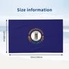 Kentucky State Flag Print Bath Towel, 132.1 x 81.3 cm, Ultra-Soft Oversized Beach Towel view 2