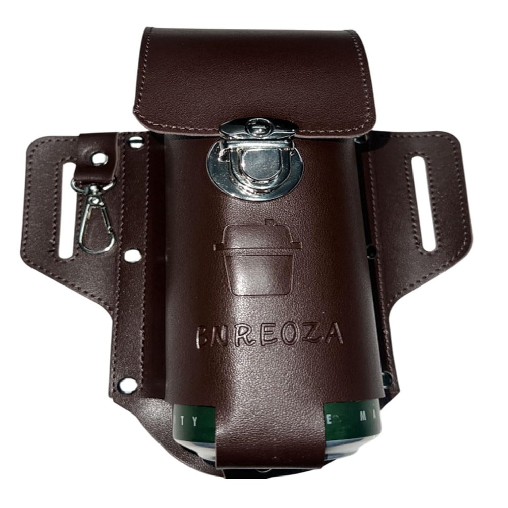 BNREOZA 1-Pc Belt Beer Holder, Leather Beer Bottle Holder, Portable Beer Carrier