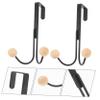 CIYODO 2-Pack Door Hooks, Nail-Free Installation, Double-Sided Design view 2
