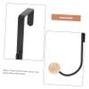 CIYODO 2-Pack Door Hooks, Nail-Free Installation, Double-Sided Design view 4
