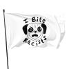 I Bite Racists Flag, Durable Funny Garden Flag, 90 x 150 cm view 1