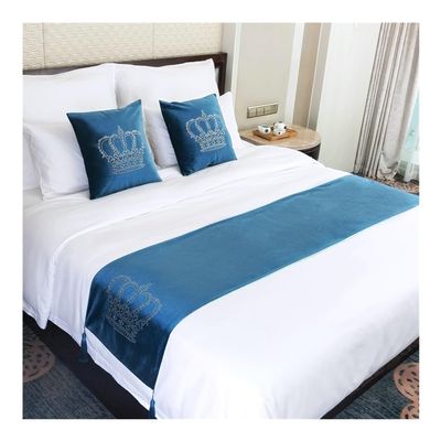 ERQIAO Luxury European-Style Bed Runner and Table Runner with Pillowcase