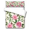 Green Leaves 200 x 200 cm Microfiber Winter Duvet Cover Set, 3-Piece view 1