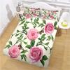 Green Leaves 200 x 200 cm Microfiber Winter Duvet Cover Set, 3-Piece view 2