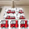 Fire Truck Dish Drying Mat, Easy-Clean, 59.9 x 50 cm, Red view 4