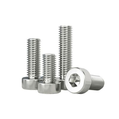 HEXHUASR 350-Piece M2–M10 304 A2-70 Stainless Steel DIN 7984 Low-Profile Socket Head Screws