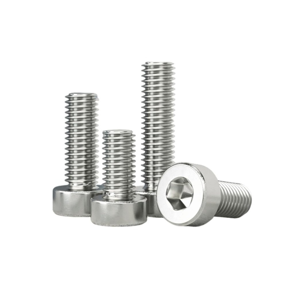 HEXHUASR 350-Piece M2–M10 304 A2-70 Stainless Steel DIN 7984 Low-Profile Socket Head Screws