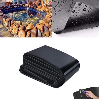 Heavy-Duty Black Pond Liner, 5 x 8.5 m, Flexible Waterproof Liner for Small Ponds, Streams, Fountains, and Fish Ponds