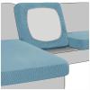 Stretch Sofa Seat Cushion Cover for 3/4/2/1-Seater Sofas, Beige/Gray view 1