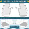 Stretch Sofa Seat Cushion Cover for 3/4/2/1-Seater Sofas, Beige/Gray view 2