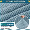 Stretch Sofa Seat Cushion Cover for 3/4/2/1-Seater Sofas, Beige/Gray view 4