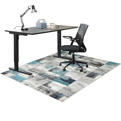Wuzqju Office Chair Mat for Hard Floors, Non-Slip, 80 x 120 cm