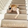 Round Brass Stair Carpet Runner Rods, 12-Piece Set, 30 in view 2