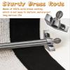 Round Brass Stair Carpet Runner Rods, 12-Piece Set, 30 in view 4