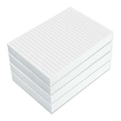 druck.de A5 Lined Notepad Set – 20 Notepads – 50 Sheets Each