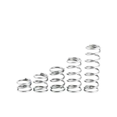 SellGood Metal Springs, 10-Pack, 304 Stainless Steel Compression Springs, 1.2 mm Wire Diameter, 7–22 mm Outer Diameter
