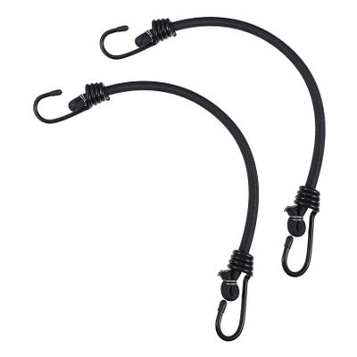 LIFKOME Outdoor Elastic Bungee Cords with Hooks, 2 Pieces