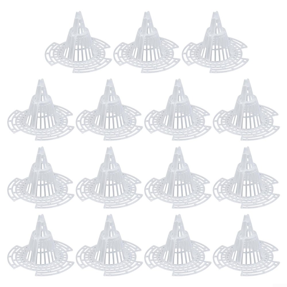Pot Mesh Pads, Cone Design, 15 Pieces, for Proper Root Aeration (Small)