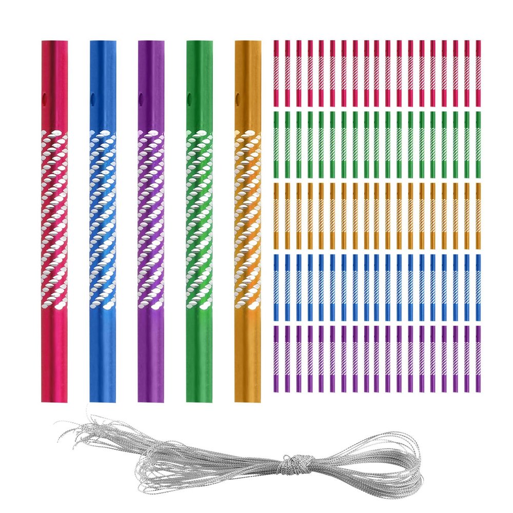 Bamberg 100-Piece DIY Hollow Wind Spinner Aluminum Tubes