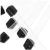 FUNOMOCYA Clear Round Storage Tubes with Lids, Sturdy and Deformation-Resistant, 12-Piece Plastic PVC Set for School and Craft Projects view 3