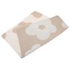 ABOOFAN Beige Chenille Yarn Sofa Blanket with Delicate Pattern view 1