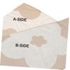 ABOOFAN Beige Chenille Yarn Sofa Blanket with Delicate Pattern view 4