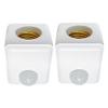 Bamberg 2-Pack E27 Motion Sensor Light Sockets, EU Plug view 1