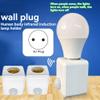 Bamberg 2-Pack E27 Motion Sensor Light Sockets, EU Plug view 2