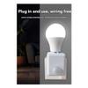 Bamberg 2-Pack E27 Motion Sensor Light Sockets, EU Plug view 4