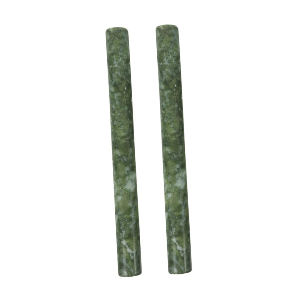 HOLIDYOYO 2-Piece Marble Rolling Pin, Nonstick Natural Stone Dough Roller for Fondant, Crust, Pastry, Pizza and Pasta