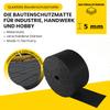 GMP Construction Protection Mat 5 mm x 20 cm x 7 m | Terrace Pad Roll | Scaffolding Underlay | WPC, Tile and Decking Substructure | Various Sizes | Rubber Granulate view 4