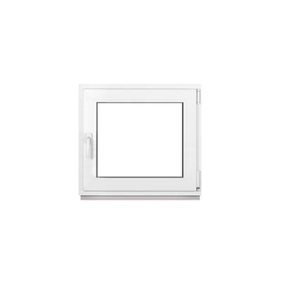 Framex PVC Basement Window, White, 70 x 60 cm, Double-Glazed, Tilt-and-Turn, DIN Right-Handed