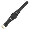 MAKAZHZZRM 22 mm Genuine Leather Watch Band Compatible with Fossil CH3051, CH2564, CH2565, CH2891 Series, Black(PW)-Rose-K8 view 1