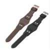 MAKAZHZZRM 22 mm Genuine Leather Watch Band Compatible with Fossil CH3051, CH2564, CH2565, CH2891 Series, Black(PW)-Rose-K8 view 2